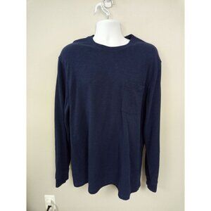 J. Crew Men's Navy Blue Crewneck Sweater XL